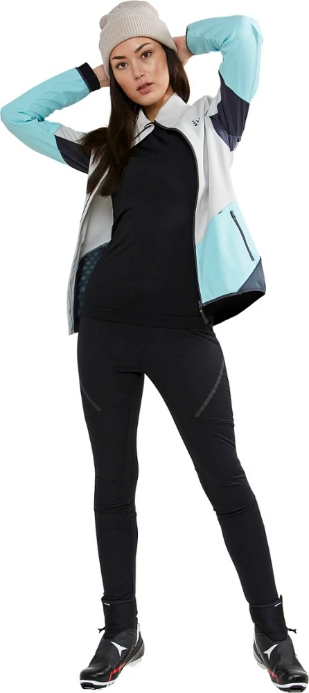 Craft Glide Wind Tights - Women's 4 Craft Glide Wind Tights - Women's - Image 4