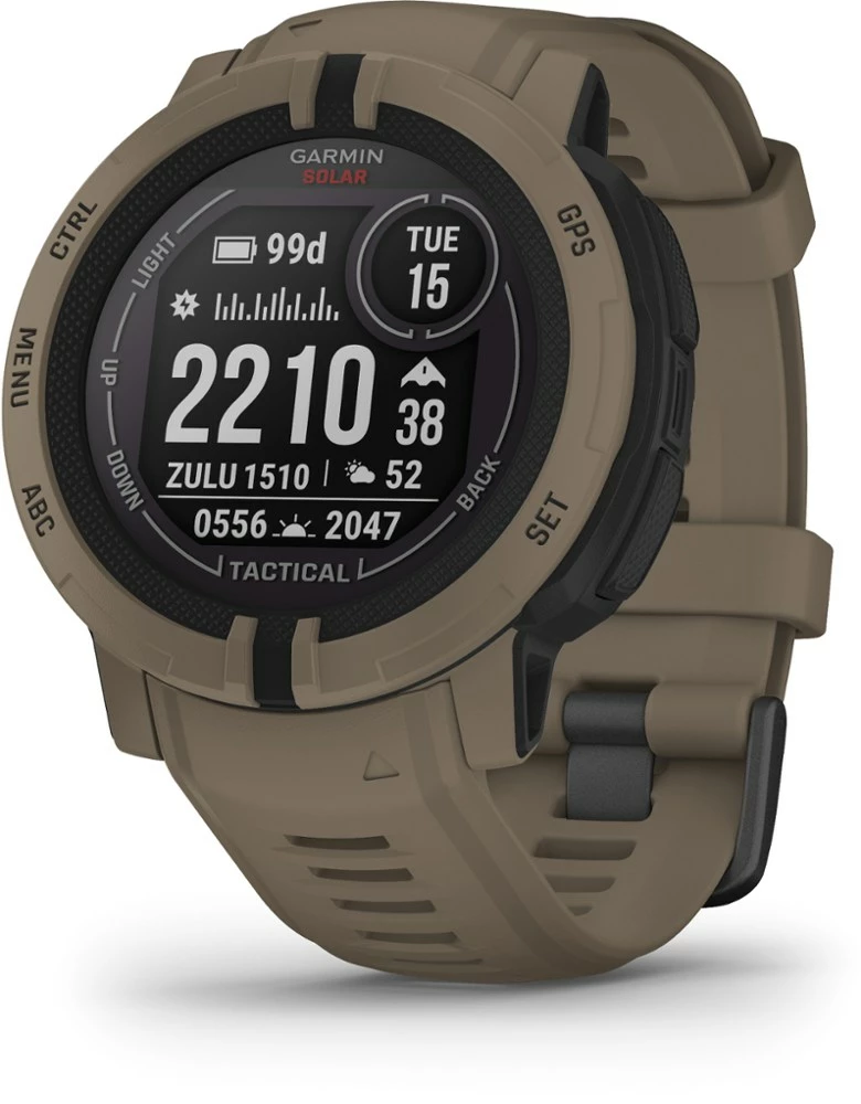 Garmin Instinct 2 Solar GPS Watch - Tactical Edition 1 Garmin Instinct 2 Solar GPS Watch - Tactical Edition